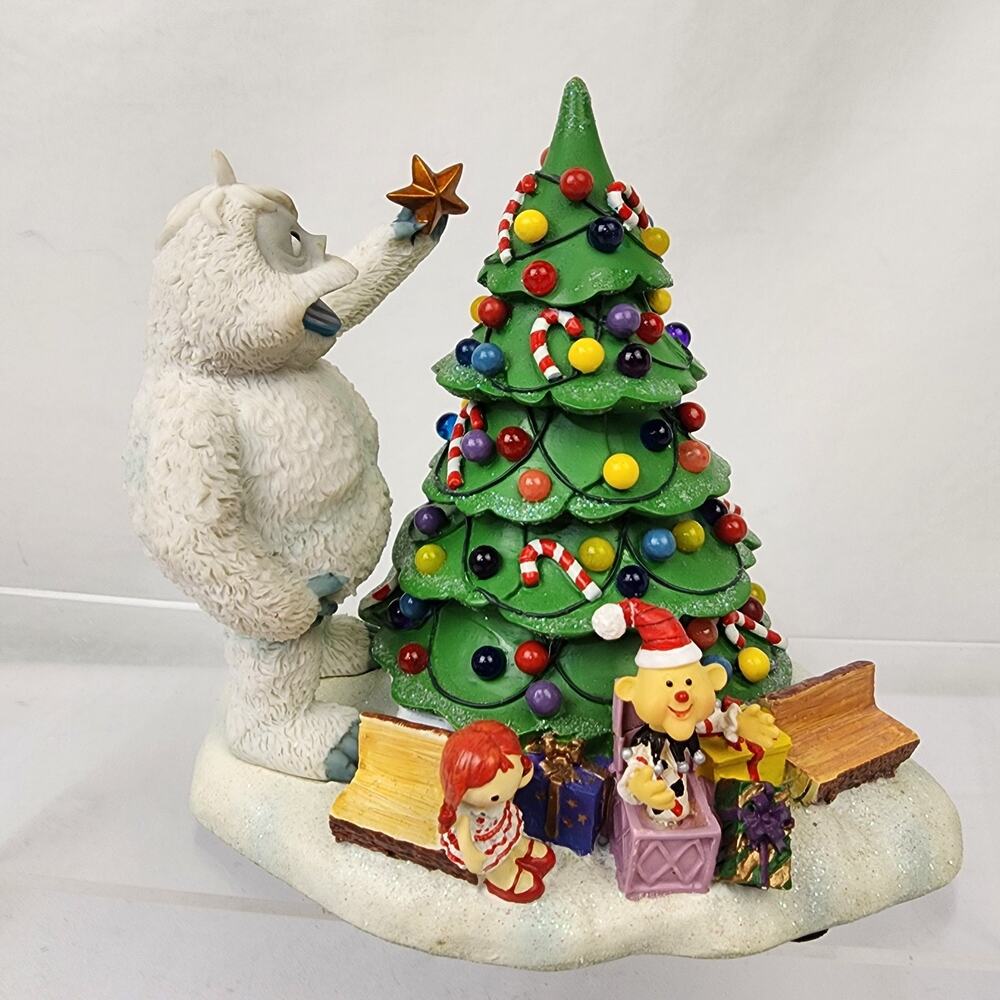 Hawthorne Village Bumble and Town Christmas Tree Decorating Tree 2-Piece Lighted